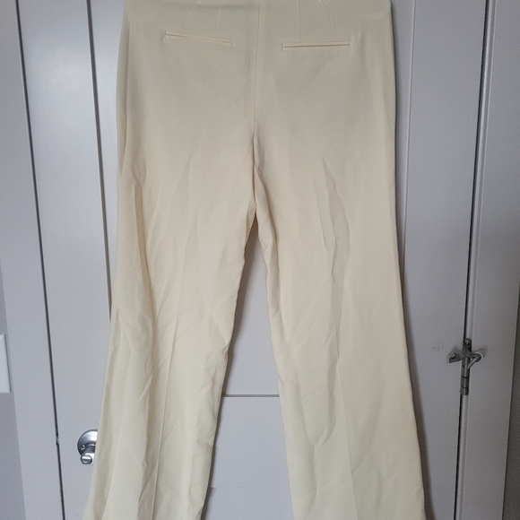 NWT RW&Co Pastel Yellow Wide Leg Dress Pant Size 0 - Picture 6 of 6